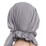 Sweat Wicking Skull Cap Beanie Helmet Liner Quick Dry Bandana Head Wrap Bicycle Head Pirate Scarf Gray Ylucky