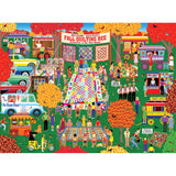 RoseArt Home Country - Quilting in The Square - 1000 Piece Jigsaw Puzzle RoseArt