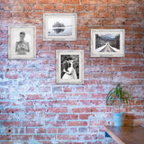 TOFOREVO Picture Frames 8x10 Set of 2 Distressed White Wood Grain Photo Frame for Gallery Wall Mounting or Tabletop Display TOFOREVO