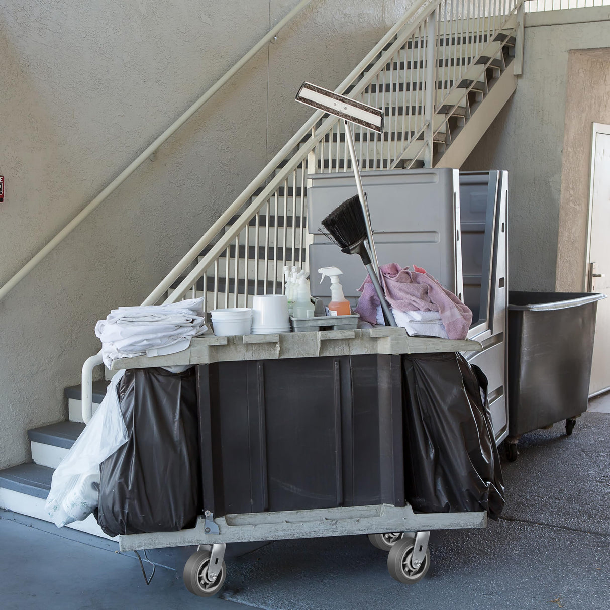 HANDSAMMU 6 Inch Heavy Duty Caster Wheels -Industrial Caster Wheels, Rubber Caster Wheels（Flat Tread） 700 Lbs Per Casters - Use for Dollies, Workbench (1 Swivel) Handsammu