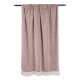 DII Rustic Farmhouse Double Diamond Woven Throw, 50x60, Cinnamon DII