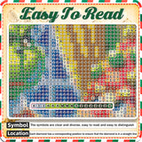 YOMEIA 5D Christmas Decorations Gnome Diamond Painting Kits for Adults&Beginner Full Drill Diamond Art Paint with Round Diamonds DIY Gem Painting Kit for Home Wall Decor YOMEIA