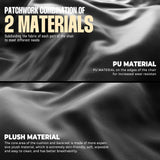 Dowinx Gaming Chair with Footrest, Gaming Chair for Heavy People, Gamer Chair for Adult with Massage, Computer Gaming Chair with PU, PC Game Chair for 200lbs (Black) Dowinx