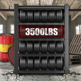 SFTORMAS 48" W Garage Shelving Heavy Duty Storage Shelves Adjustable 5 Tier Metal Shelves for Garage Warehouse Basement Industrial Utility Racks,Black SFTORMAS