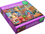 The Wonderful Bookshop 500-Piece Jigsaw Puzzle PETER PAUPER PRESS