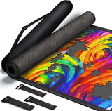 Puzzle Mat Puzzle Mat Roll Up, Large Roll Up Puzzle Mat 46”x26”, Portable Puzzle Mat Organizer Up to 1500 Pcs, No Creases to Your Finished and Unfinished Puzzles,Rubber Puzzle Mats for Jigsaw Puzzles YUPYY