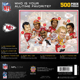 MasterPieces 500 Piece Sports Jigsaw Puzzle for Adults - NFL Kansas City Chiefs All-Time Greats - 15x21 Masterpieces