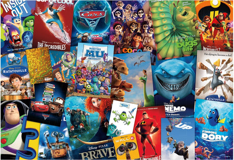 Ceaco - Disney / Pixar - Movie Posters - 2000 Piece Jigsaw Puzzle , 5" Ceaco