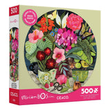 Ceaco - Miriam Bos - Patiently Waiting - 500 Piece Round Jigsaw Puzzle Ceaco