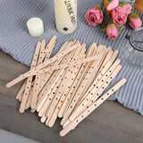 50PCS Candle Wick Holders for Candle Making, Wooden Wick Centering Tool for Candles Making Bars Wax Stick Clips Device Crafting Supplies Yuomeaz