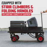 Gator Frameworks All-Terrain Folding Multi-Utility Cart with 30-52” Extension & 500 lbs. Load Capacity (GFW-UTL-CART52AT) Gator Frameworks