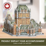 Wrebbit3D Le Château Frontenac 3D Puzzle for Teens and Adults | 865 Real Jigsaw Puzzle Pieces | Not Just an Ordinary Model Kit for Adults for Man and Woman Wrebbit3D