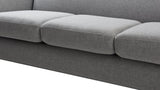 Jennifer Taylor Home Julian Sofa, Light Grey Jennifer Taylor Home