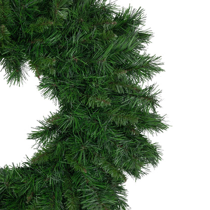 NORTHLIGHT Lush Mixed Pine Artificial Christmas Wreath, 24-Inch, Unlit