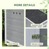 PawHut Duck Coop, Wooden Chicken House Rabbit Hutch with Openable Roof, Removable Floor, Double Doors, Ramp, Duck House for 3-6 Chickens, Geese, 30" x 38" x 30" PawHut