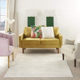 Nourison Home Essentials Indoor/Outdoor Ivory Beige 6' x 9' Area Rug, Easy Cleaning, Non Shedding, Bed Room, Living Room, Dining Room, Backyard, Deck, Patio (6x9) Nourison