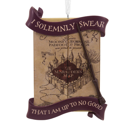 Hallmark Harry Potter Marauder's Map Christmas Ornament Hallmark