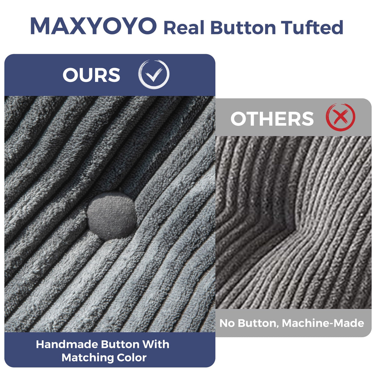 MAXYOYO Folding Sofa Bed, Convertible Sleeper Chair with Pillow Foldable Mattress with Back Support, Portable Fold Out Chair Bed Comfy Floor Sofa Lounge for Living Room Bedroom, Dark Grey, Single MAXYOYO