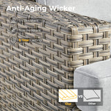 HOOOWOOO Outdoor Sectional Patio Furniture Set with Fire Pit Table,13 Pieces Wicker Conversation Sets L Shaped Couch,Extra Deep Out Door Sofa Outside Furniture with Swivel Chairs,Light Gray HOOOWOOO