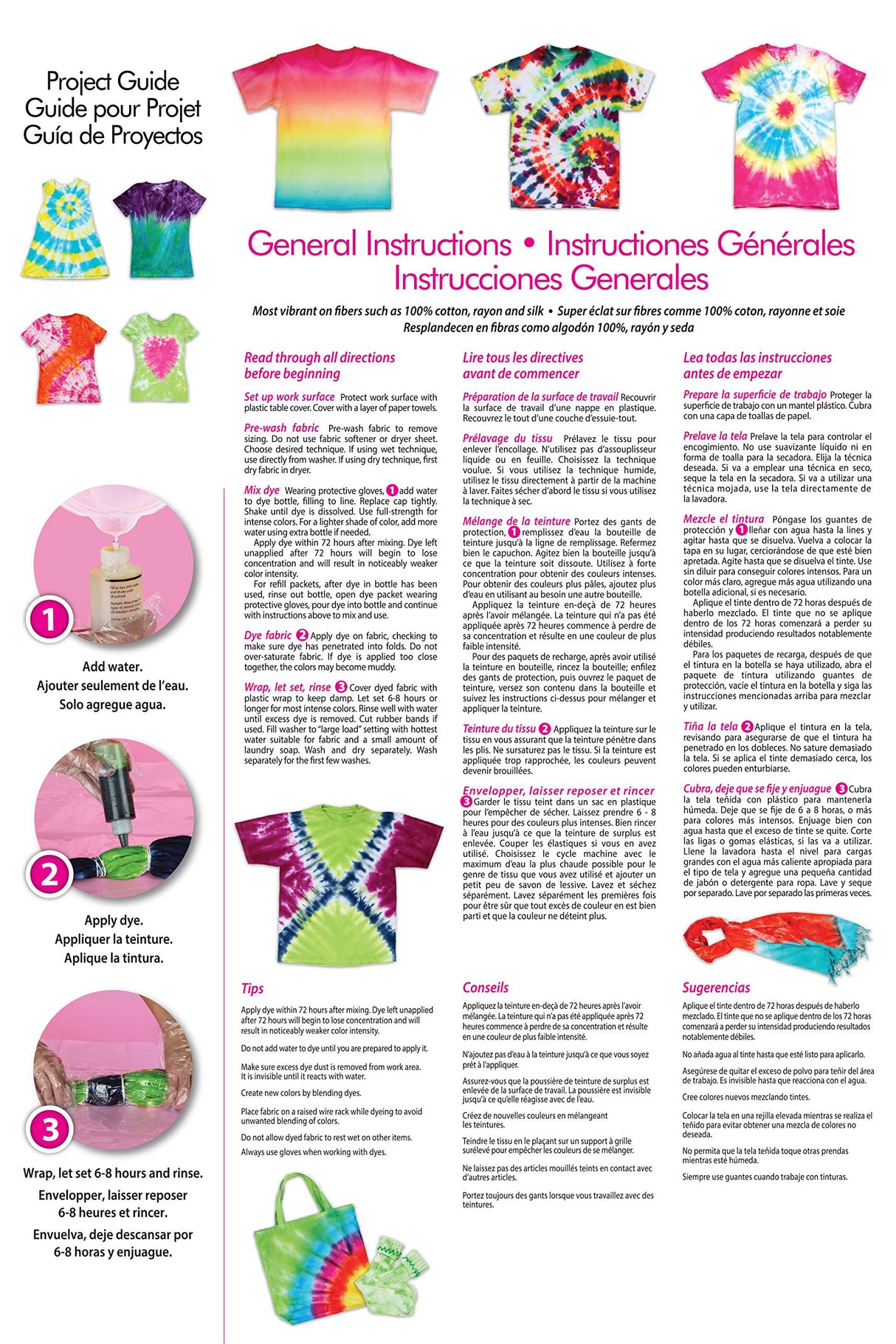 Tulip One-Step 5 Color Tie-Dye Kits Ultimate, 1.5oz Tulip