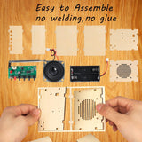 Science Kits for Kids Age 8-12 12-14, STEM Kits for Kids Age 8-10, STEM Toys Build Your Own FM Radio Kit, DIY Electronic Snap Circuits Projects Gifts for Teen Girls Boys 9 11 13 15 16+ (Classic Wood) CYOEST