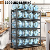 Bezuny 63" H|32" WGarage Shelving,1500LBS Heavy Duty Shelving for Storage Commercial,5 Tier Storage Shelves with Adjustable Shelf,All-Metal Shelves for Industrial Warehouse Basement Bezuny