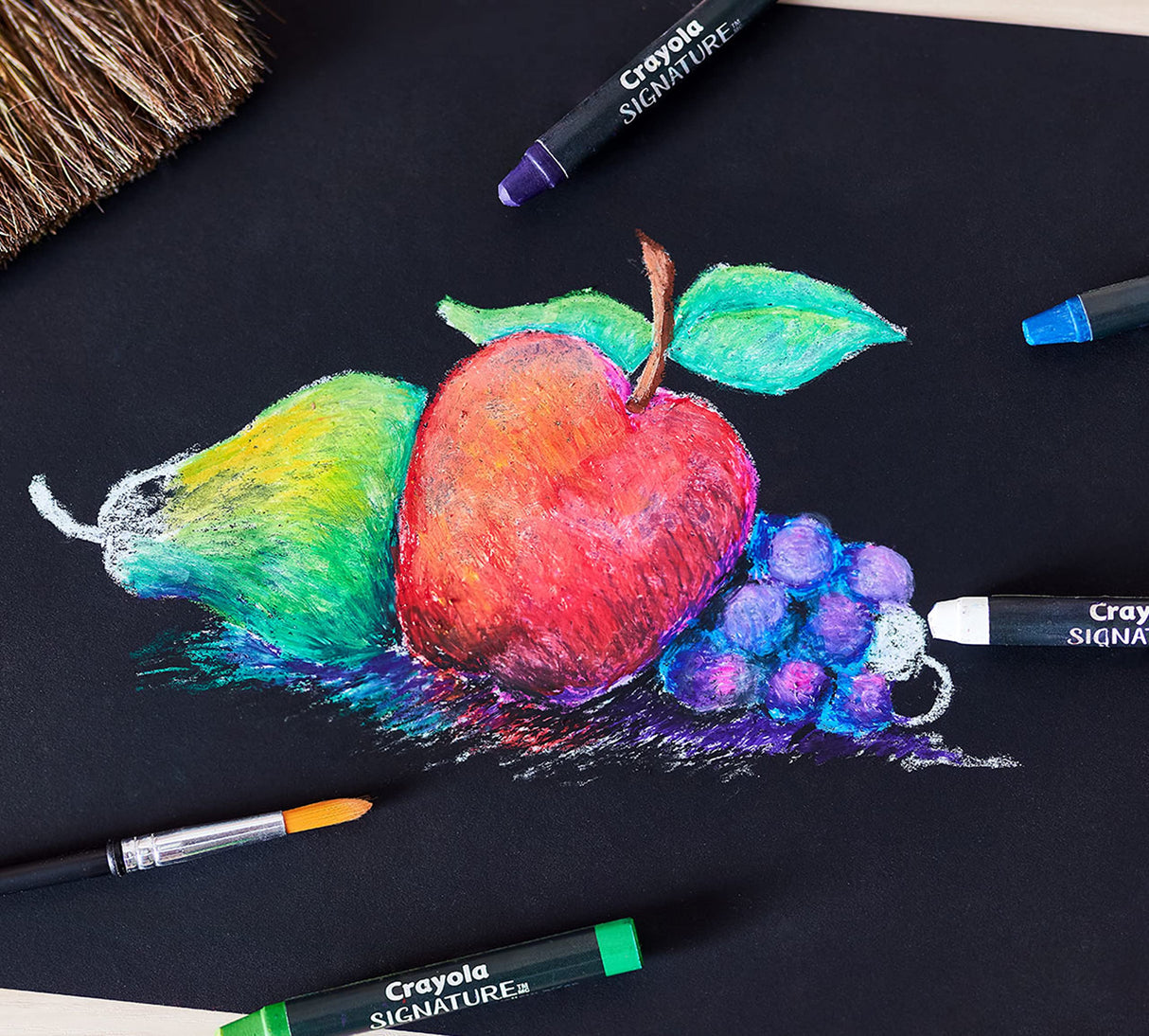 Crayola Signature Premium Watercolor Crayon Sticks & Paintbrush, 12 Count, Gift Crayola