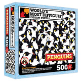 TDC Games World’s Most Difficult Jigsaw Puzzle – Penguins – 500 Pieces Double Sided – 15 in TDC Games