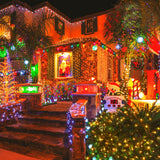 KNONEW 403ft 1000 LED String Lights Outdoor Christmas Lights 8 Modes & Timer Fairy Light Plug in Waterproof LED String Lights for Xmas Yard Tree Wedding Party Holiday Decorations (Warm White) KNONEW