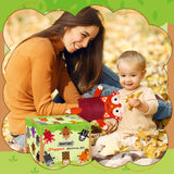 WATINC 24Pcs Hand Puppet Making Kit for Kids Large Medium Art Craft Felt Sock Puppet Creative DIY Make Your Own Puppets Pipe Cleaners Pompoms Storytelling Role Play Party Supplies Gift for Girls Boys WATINC