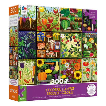 Ceaco - Tracy Flickinger - Colorful Harvest - 300 Piece Jigsaw Puzzle