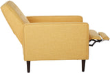 CHRISTOPHER KNIGHT HOME Mason Mid-Century Modern Tuft Back Recliner (Qty of 1, Fabric/Muted Yellow). GDFStudio Christopher Knight Home