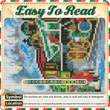 askkqtx Christmas Diamond Art Kits for Adults, Train Diamond Painting Kits for Adults, DIY 5D Full Drill Round Crystal Rhinestone Gem Art Craft for Gift Home Wall Decor 12x16 Inch askkqtx