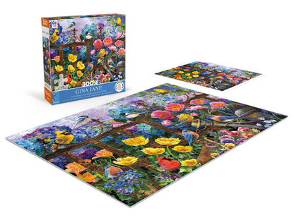 Ceaco - Gina Jane - Hydrangeas - Oversized 300 Piece Jigsaw Puzzle