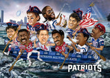 MasterPieces 500 Piece Sports Jigsaw Puzzle for Adults - NFL New England Patriots All-Time Greats - 15x21" Masterpieces