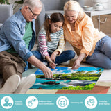 500 Piece Puzzles for Adults, Beach Jigsaw Puzzles 500 Pieces, Seaside Puzzles 500 Pieces for Adults, Ocean Jigsaw Puzzles, Funny Challenging Puzzles, Great Gift for Family Friends, 21 x 15 in Jeacirio