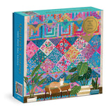 Galison Quilter's Corner – 1000 Piece Victoria Ball Jigsaw Puzzle Featuring Beautiful Artwork of Quilts and Textile Arts Galison