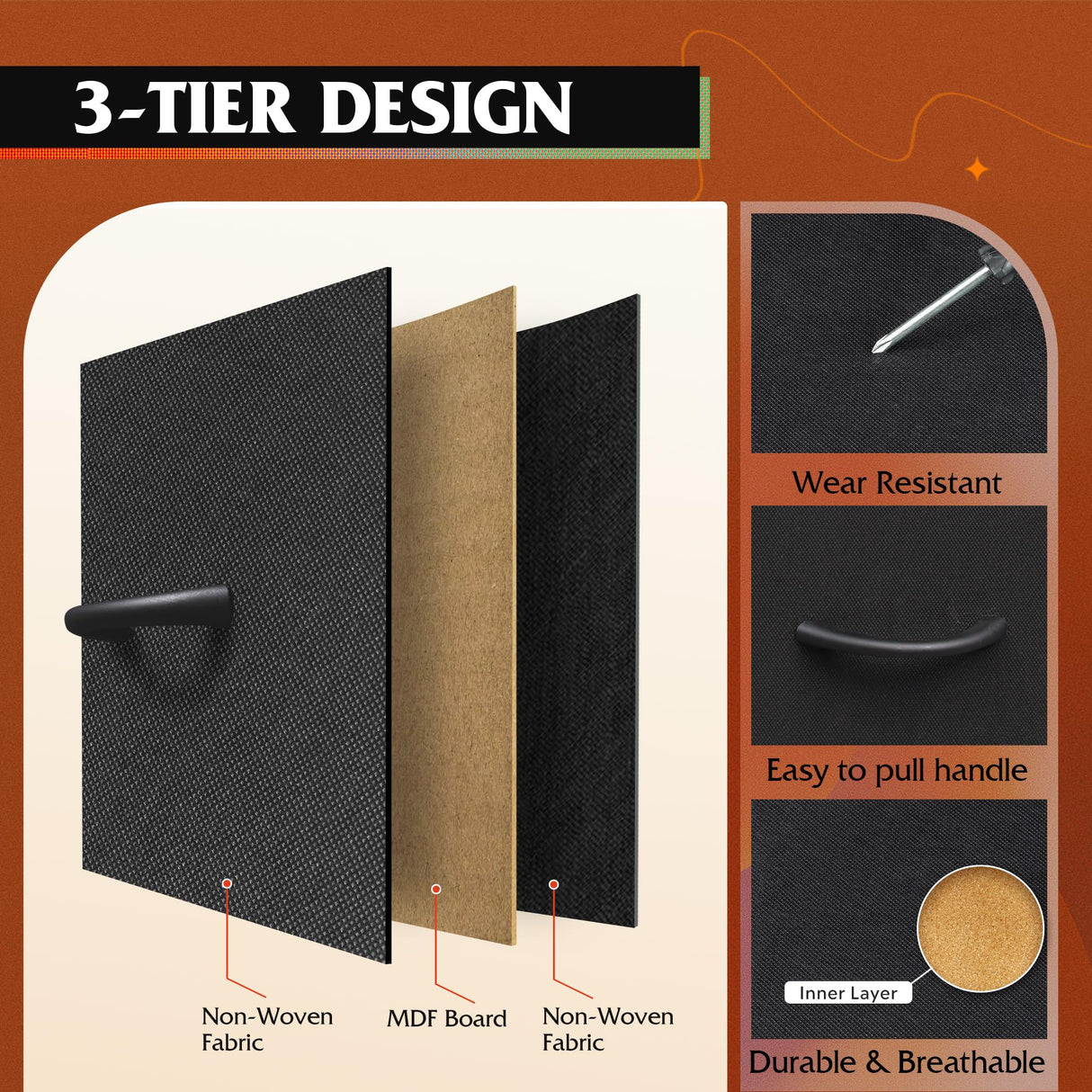 WLIVE 12 Drawer Dresser for Bedroom, Black Dresser TV Stand for 65, 70, 75 inch TV with Led Light & Charging Station, Wide Chest of Drawers with Open Shelves, Fabric Dressers for Closet, Living Room WLIVE