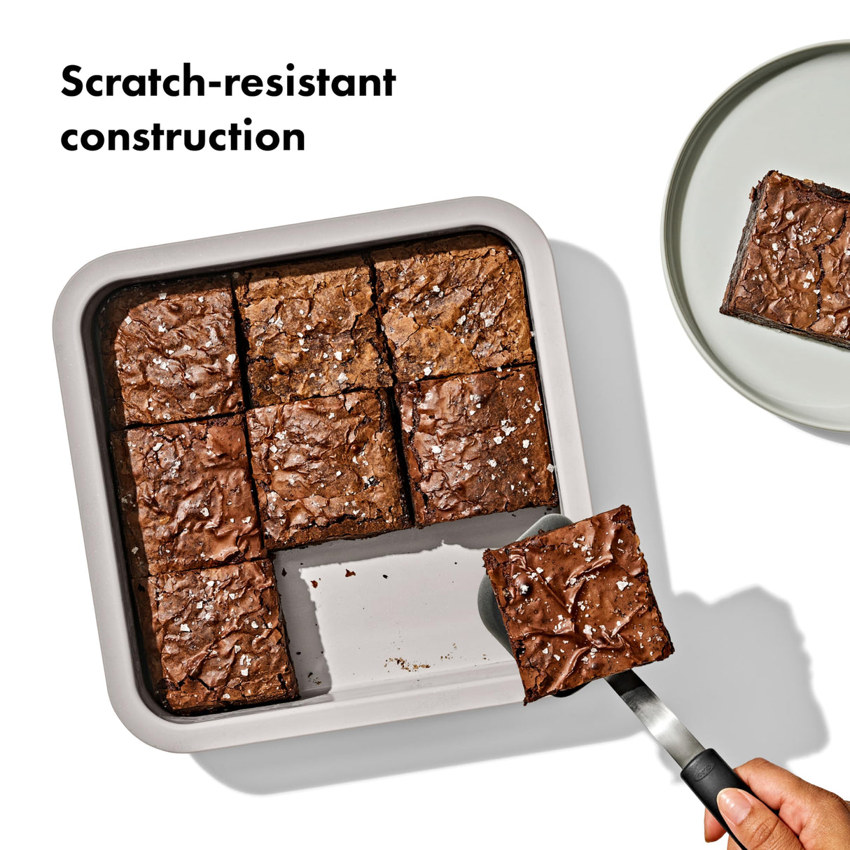 OXO Good Grips Non-Stick Pro Ceramic Coated Metal Bakeware 9” Square Cake Pan – Storm Blue OXO