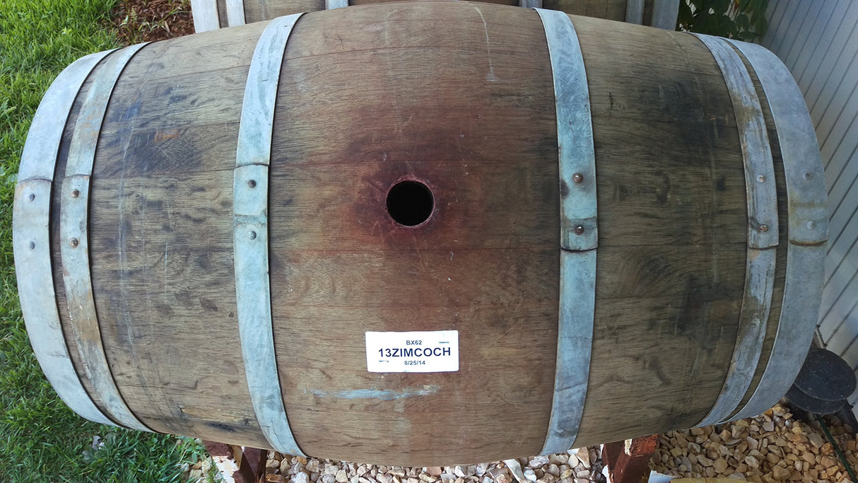 CUGHYS Used Wine Barrel Solid Oak from Napa Valley by Wine Barrel Creations9 Wine Barrel Creations