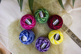 UMC STAG 6 Balls Variegated Colours Premium Pearl Cotton Embroidery Thread Size 8 | 100% Egyptian Cotton Crochet Yarn | Cross Stitch Embroidery Yarn | Oeko TEX Certified | 10g Per Ball (Variegated) UMC STAG