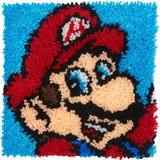 Dimensions 72-75279 Nintendo's Super Mario Brothers Latch Hook Kit for Beginners, 12" x 12", Multicolor Dimensions