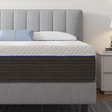 Rolanstar Full Size Mattress 10 Inch, Gel Memory Foam Mattress for Pressure Relief, Fiberglass-Free Comfort Mattress in a Box, Medium Firm Mattres for Kids, CertiPUR-US Certified, White Rolanstar