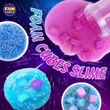 Toy Galaxy Slime Kit for Boys Girls 10-12, FunKidz Ultimate Metallic Slime Making Kit for Kids Ages 8-10 D.I.Y. Glow, Galactic, Fun Slime Gifts FUN KIDZ