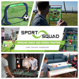 Sport Squad FX40 40 inch Table Top Foosball Table for Adults and Kids - Compact Mini Tabletop Soccer Game - Portable Recreational Hand Soccer for Game Room & Family Game Night - Incl. 2 Foosball Balls Sport Squad