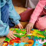 QUOKKA Puzzles for Toddlers 3-5 - 4 x 30 Pieces Puzzles for Kids Ages 2-4 - Animal Learning Jigsaw Puzzles for Kids 4-6 Years Old - Educational Toys for Boy and Girl QUOKKA