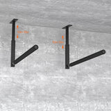 TRUSOON Adjustable Ladder Ceiling Rack, Kayak Overhead Garage Storage Rack, Garage Ceiling Storage for Kayak, Ladder, Surfboard, Snowboar Overhead Hanger, Holds 150 lbs, Black TRUSOON