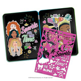 Disney Princess Scratch Fantastic, Reveal Activities Play Tin Set, Bendon 58807 Disney Princess