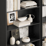 IRONCK Bookcases and Bookshelves with Doors and Storage, 6-Tier Tall Bookshelf, Book Shelf for Home Office, Living Room, Bedroom IRONCK