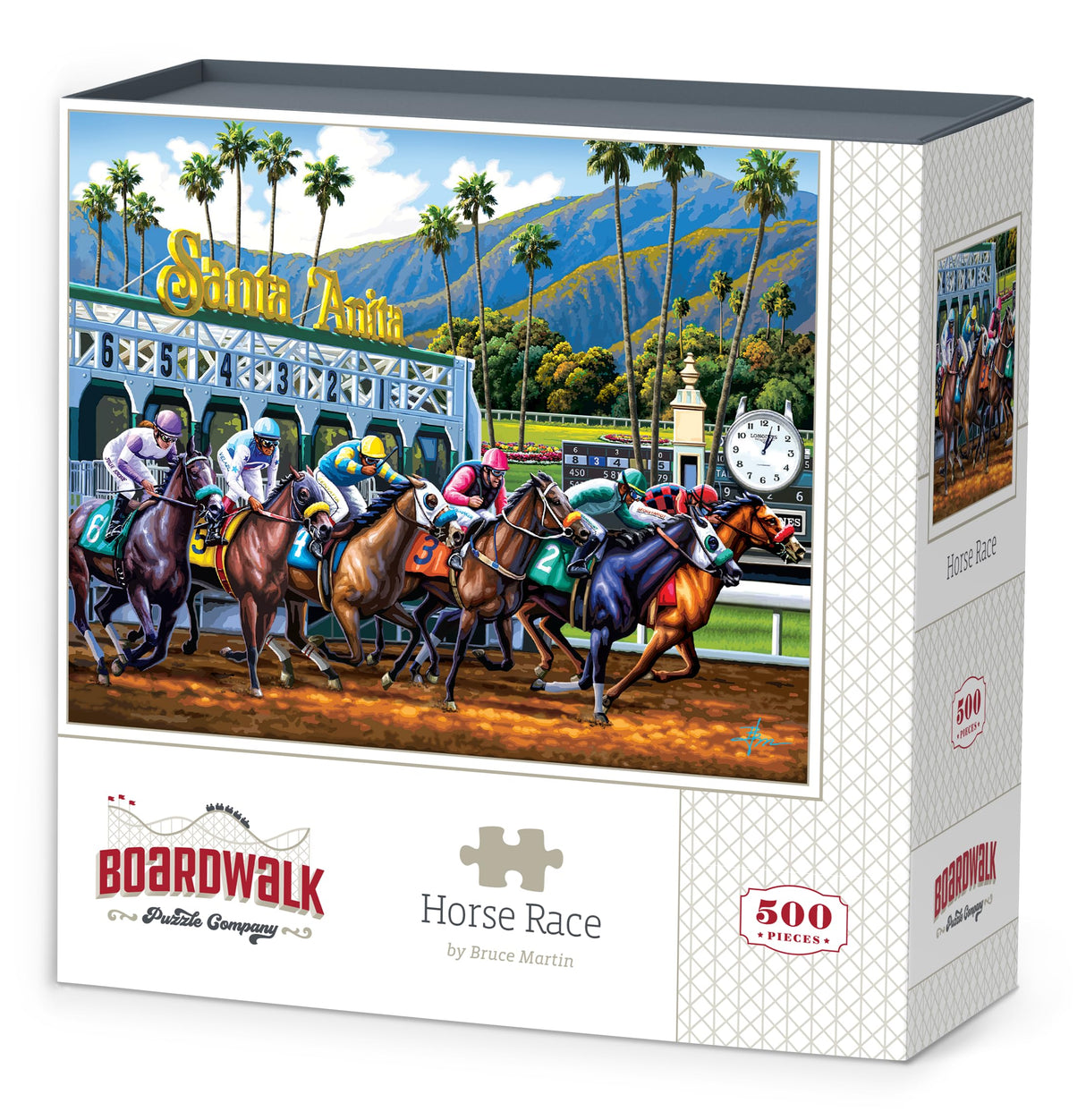 Horse Race by Boardwalk - 500 Piece Jigsaw Puzzle D·O·W·D·L·E